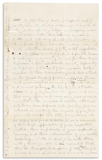 (CIVIL WAR--NEW YORK.) Civil War diary and letters of Capt. William Wood of the 9th New York ("Seward's Pets") and other family papers           